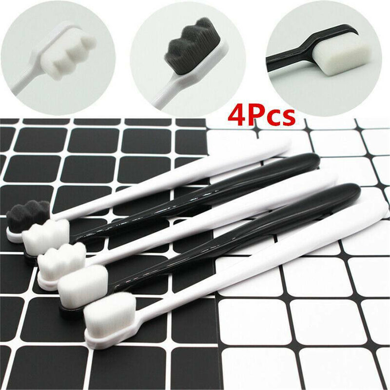 Toothbrush 4X Nano Ultra-fine Oral Dental Care Soft Nano Bristle Teeth Brush