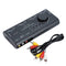 4 in 1 AV Audio S-Video Signal Switcher Splitter Selector Out RCA Switch B RAE