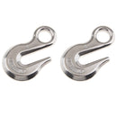 2 x 3/8" Sling Stainless Steel Winch Cable Eye Hook Trailer Boat Towing Chain
