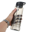 4PCS Flip Straw Drinks Sport Hydration Water Bottle for Running Cycling Hiking