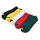Women Ten color woven lable Comfortable Cotton Sock Slippers Short Ankle SocJ Gw