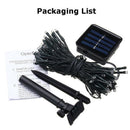 72 Led Solar Powered Umbrella Led String Light Outdoor Garden Wedding Decor
