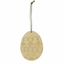 4 Pc Wooden Easter eggs Hanging Pendant Gift Shop Wall Door Decor Sign DIY