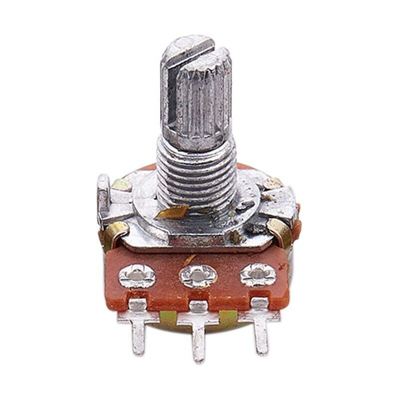 1M Ohm Single Linear Taper 3 Pins Rotary Potentiometers Pots 5 Pcs W6T6