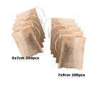 400 Pcs Disposable Tea Filter Bags,Paper Tea filter Bags with Drawstring Safe