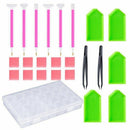 24 Pieces DIY Diamond Painting Cross Stitch Tool Set Including Diamond Stit