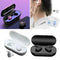 2 Pieces Bluetooth 5.0 Wireless Earbuds With Wireless Charging Case 8D Stereo