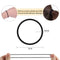 120pcs Elastic Rubber Band Black Women Hair Rope Ties Kids Ponytail Holder  A