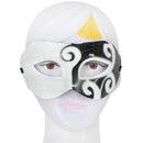 Black&White Roman Greek Mens Venetian Halloween Costume Party Masquerade Ma