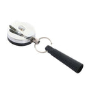 Retractable Anti-Theft Wire Rope Pen Holder Key Ring Reel Buckle with Clip
