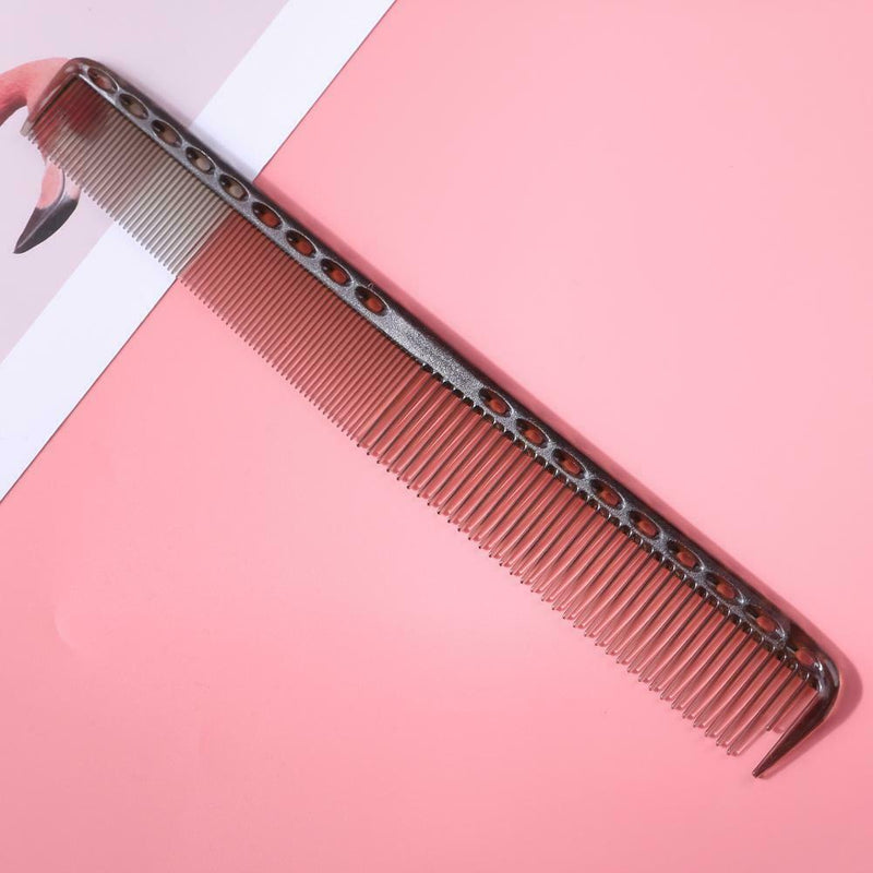 Pro Carbon Anti Static Hair Styling Comb Wide Teeth Hairdress Brush (1807) A