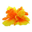 Aquarium Fish Tank Soft Artificial Sea Plant Anemone Ornament Orange
