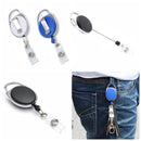 Retractable Office ID Card Badge Reel Holder C/Clip Carabiner