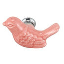 1PCS Bird Kitchen Cabinet Cupboard Ceramic Door Handles Drawer Knobs Wardro