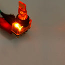4PCS ROCKER SWITCH Toggle Led Light Car Auto Round ON/OFF SPST 20 AMP Accessory