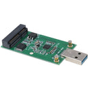 1Pc Mini USB 3.0 to PCIE mSATA External SSD PCBA Conveter Adapter CardJC&j