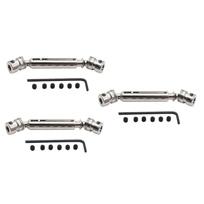 3 Pack 1:12 Rear Drive Shaft w/ Screws for wltoys 12428 Q46 Upgrade Parts