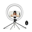 10 inch Selfie LED Ring Light Phone Holder for Live Video Photography Vlog