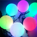 Pro LED Colorful Glow POI Thrown Ball Light Up For Belly Dance Hand Prop GPK