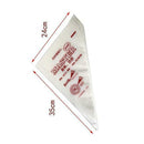 100x Disposable Piping Bag Cake Pastry Bags Mold Baking Tool Transparent