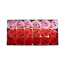 18Pcs Creative Gradient simulation rose Soap flower Red