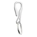 Stainless Steel Hanging Buckle Clip w/Keychain Pocket Key Organizer Holder Clamp