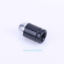 4pcs Black Aluminum Bullet Style Car Tyre Tire Wheel Valve Stems Caps Dust Cover