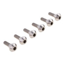 6pices M6x20mm Disc Brake Rotor Bolts, Cycling Bike Bicycle Screw Accessories,