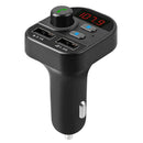 805E Bluetooth 5.0 FM Transmitter Handsfree Car Kit MP3 Player Dual USB Charger