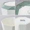 2Pcs Rubbish Garbage Bin Trash Can Swing Lid Bathroom Living Room Hotel