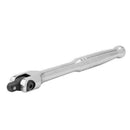 Drive Breaker Bar Rotates 180 Degree Socket Wrench Ratchet(1/2 x15 inch ) A2D2