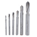6Pcs High Speed Steel Straight Shank Twist Drill Bit Set M3 M4 M5 M6 M8 M10