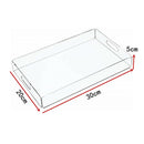 Acrylic Display Table Tray Plate Breakfast Organizer Serving Tray Home Decor