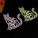 Lovely Lace Animal Cat Scrapbooking Die Stamps Sstencils Embossing Party Card FT