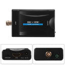 Black Converter BNC To HDMI Conector TV Signal With USB Cable HD 1080P/720P