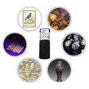 30X 60X 90X Pocket LED Magnifying Glass Portable Slide Out Loupe UV_Light
