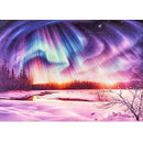 4 Pack Aurora Elk DIY 5D Diamond Painting Kit Full Drill Embroidery Cross Stitch