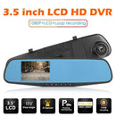 3.5 inch 1080P Car DVR Set Rear View Mirror 100 Degree Dash Camera (w/o TF Card)