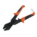 1X(8 Inch Two-Color Handle Mini Cutter Steel Wire Cutting Plier Manganese S