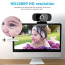 B3 1080P Full HD Webcam USB Computer Laptop Driver-Free Web Camera with Mic A