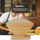 Paper Rack Display Coffee Filter Holder Storage Shelf Countertop Bamboo Wood