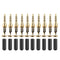 10x 3.5mm Universal Audio Male Head Plug Adapter Connector Head For Headphone
