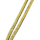 Bling Yellow Rhinestone Crystal Custom Strap Lanyard ID Badge Key Ring Hold R5I5