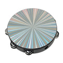 Tambourine for adults 10 inch Handheld Drum Bell Metal Jingles Percussion