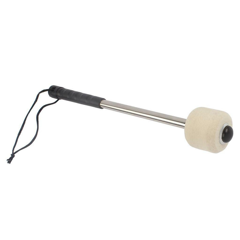 3PCS Drum Mallet with Stainless Steel Hand Grip Percussion Bass Drum Stick