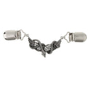 Novelty Unisex Cardigan Sweater Clip Cloak Clasp Blouse Collar Brooch Chain