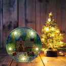DIY Special Shaped Diamond Painting Xmas Tree Light Embroidery Home Decor