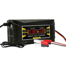 12V 6A Smart Lead-acid Battery Charger For Car Motorcycle 110V-240 W0I7 Hot B0X6