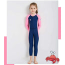 Dive&Sail M Dark Blue New Long Sleeve Wetsuit Kids One Piece Swimsuit Divin