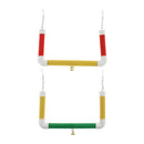 Pet Bird Parrot Cage Hanging Birds Stand Wood Swing Perch M